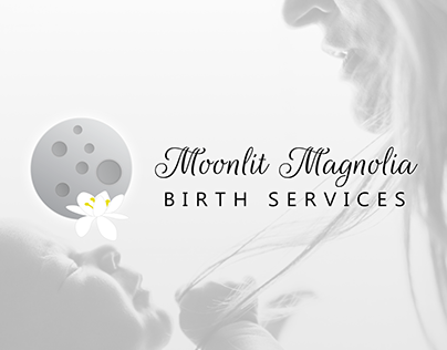 Logo, Branding, & Website Design: Moonlit Magnolia Birth Services